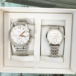 Fossil BQ2468SET Fenmore Multifunction Stainless Steel Watch Gift Set